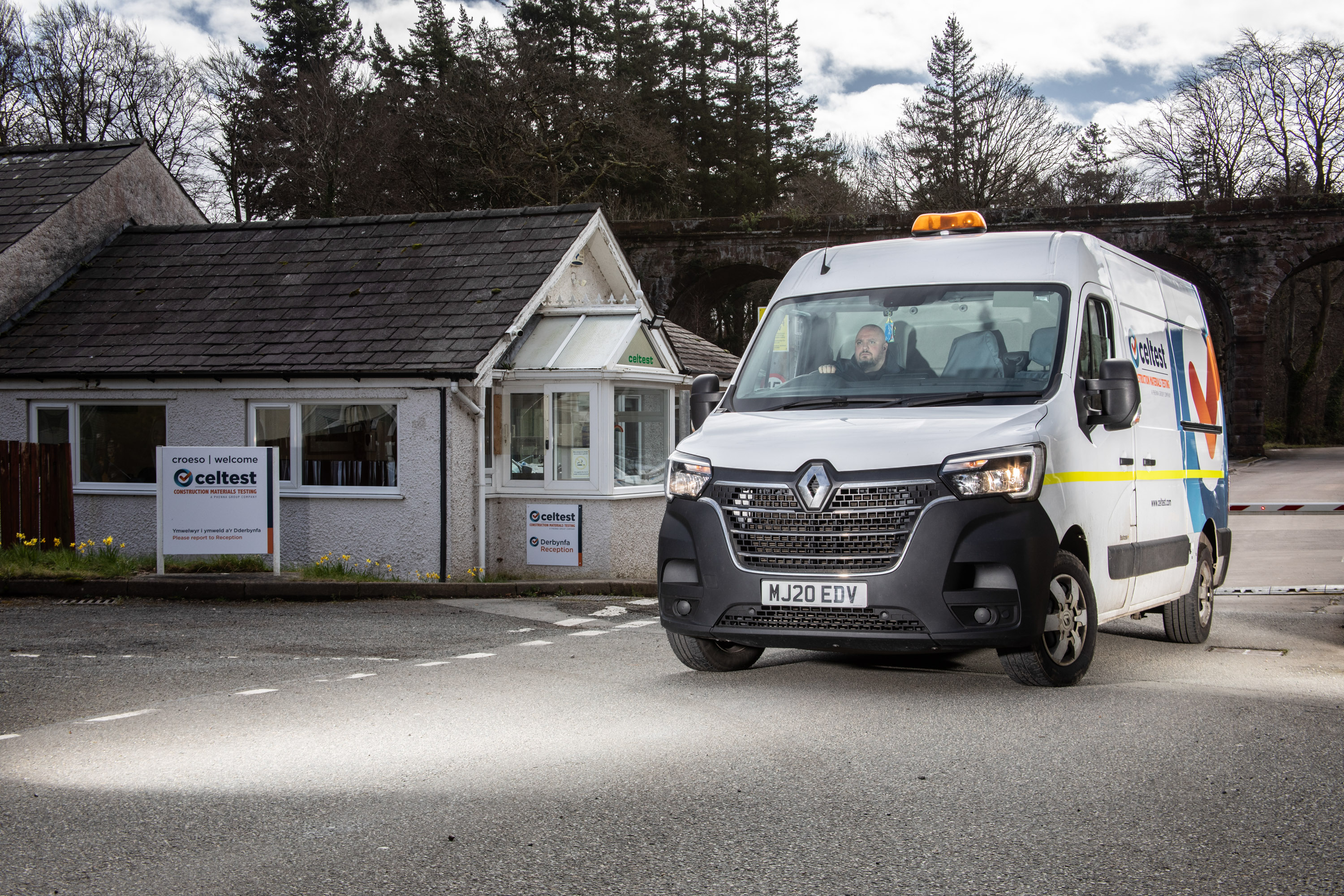 Celtest Van outside the Laboratory